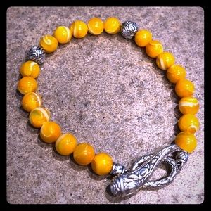JAI John Hardy Orange Mother of Pearl Bracelet